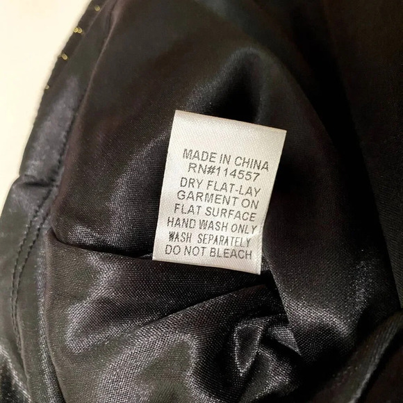 THML Embroidered Boho Tribal Sleeveless Women's Dress Medium V-Neck Tassels - Picture 8 of 9